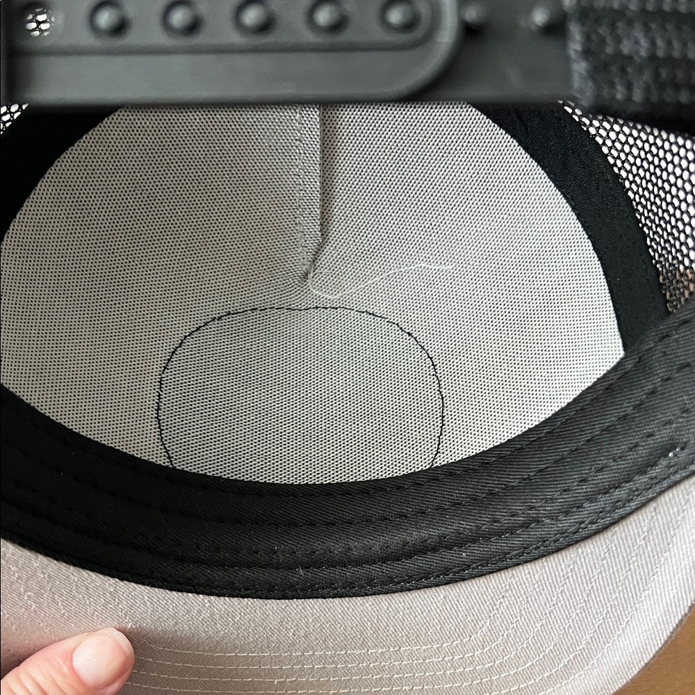 Demons Behind Me Black and Tan Trucker Hat NWOT - Picture 9 of 10